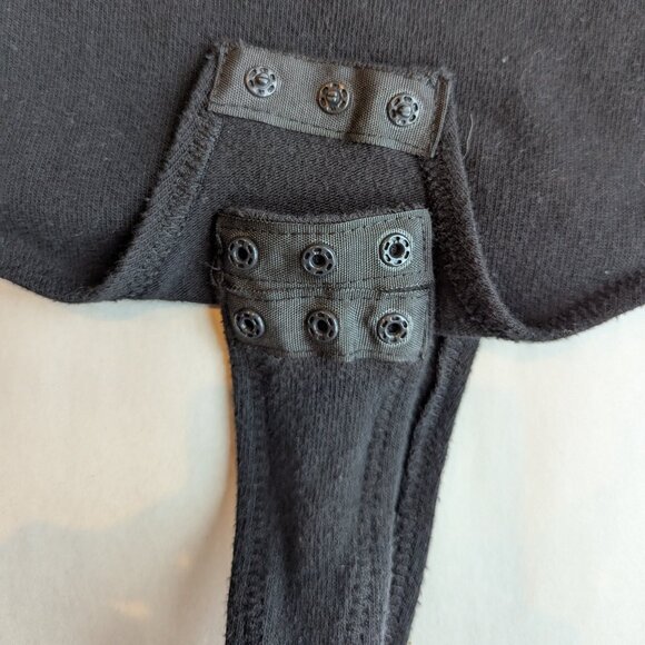 Madewell Black Long Sleeve Bodysuit - Picture 4 of 5